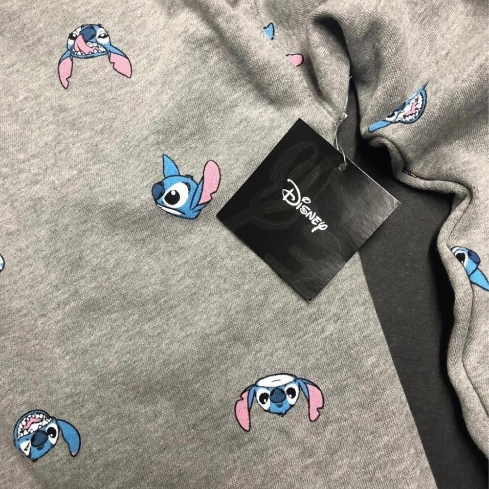 Stitch Cropped Sweatshirt Size M Medium Disney Lilo and Stitch - Picture 7 of 9